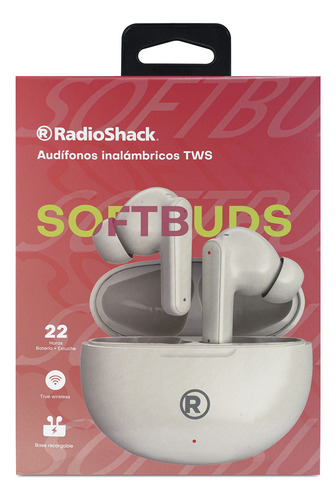 Audífonos Inalámbricos In Ear Softbuds Radioshack Color Beige