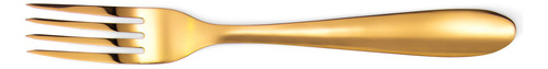 Kit 12 Garfo De Mesa Aço Inox Dourado Lovers Gourmet Mix