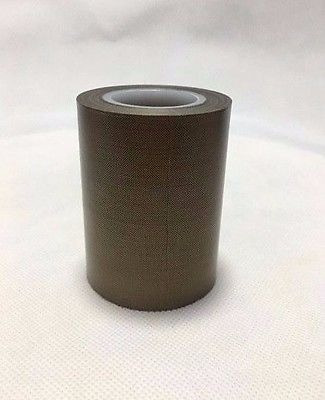 Imagen 3 de 3 de 180um X 4 X 33 Pies Marrón Ptfe Teflon Cinta Adhesiva De Al