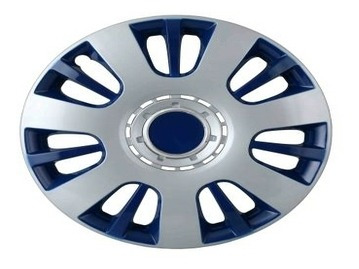 Taza Juego Universal Rodado 13 14 Rayos Blanco Y Azul
