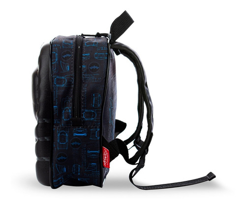 Imagem 6 de 10 de Mochilete Batman Beware 3d Mochila Escolar + Lancheira