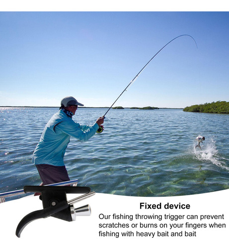 Ayuda De Gatillo Para Pesca De Surf Lanzador De Cebo Con Gat