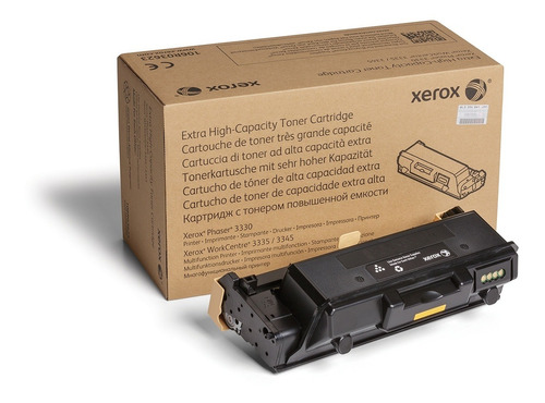 Tóner Negro Para Impresora Xerox Pahaser 3330 - 15.000 Pag.