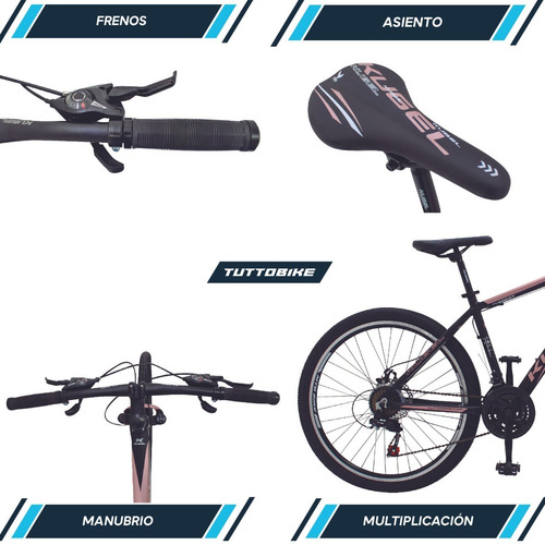 Imagen 4 de 8 de Bicicleta De Montaña Para Mujer R26 21 Vel Kugel Everest