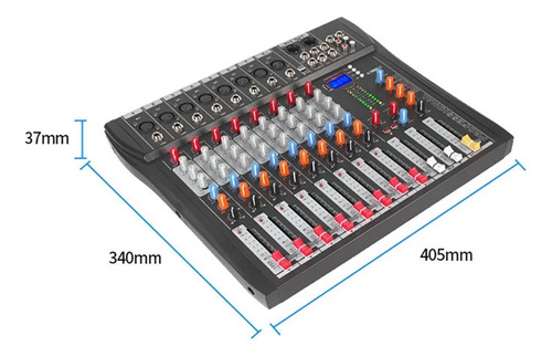 Mezclador De Audio De 8 Canales, Consola Mezcladora, Placa