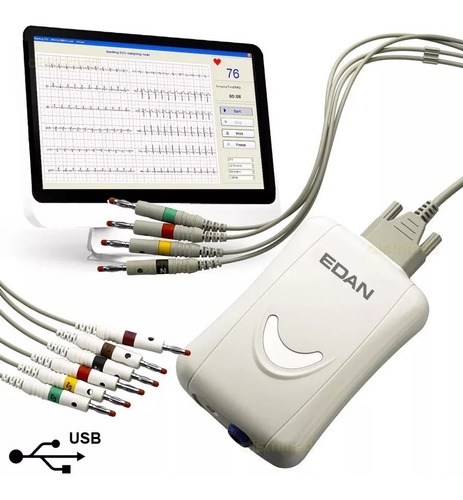 Electrocardiógrafo Ecg De Pc 