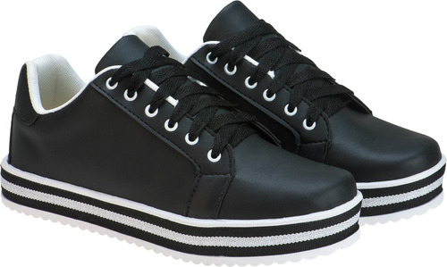 Imagem 4 de 5 de Tenis Casual Feminino Kit 03 Pares Sapatenis | S01.tc.kt3