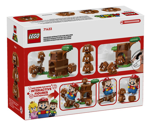Lego Super Mario Parque Dos Goombas, 71433 Número de piezas 173, versión del personaje de Mario Bros