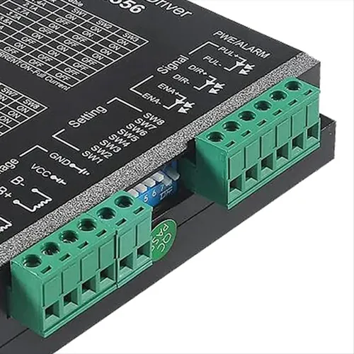 Controlador De Motor De Passo Digital Cnc Dm556 Bifásico