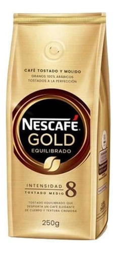 Nescafé Gold Tostado Molido 250g Para Prensa Francesa