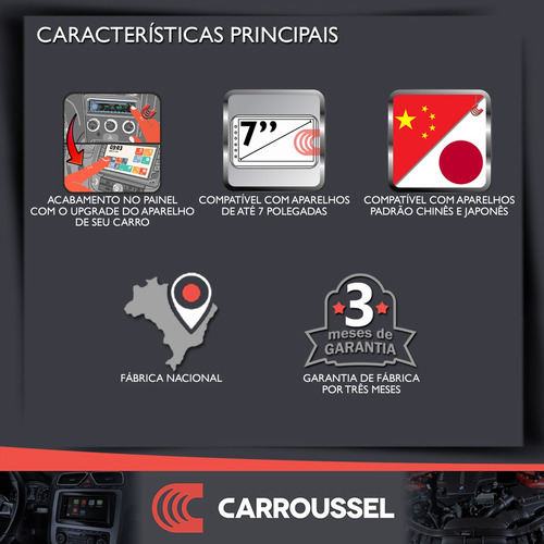 Imagem 2 de 7 de Moldura 2 Din Multimidia Dvd Mp5 Megane E Gran Tour Prata