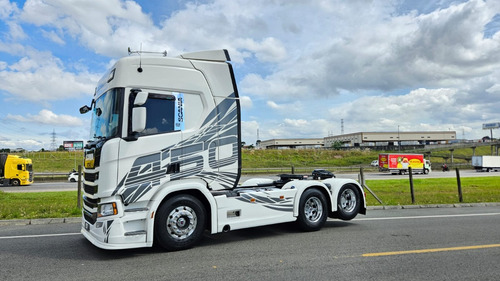 Scania R450 6x2 Ano 21 Highline Euro 5 Aut Ipva 2025 Pago!