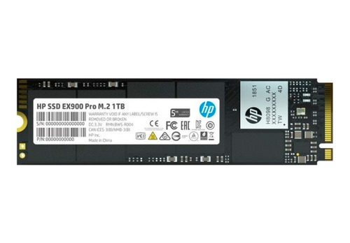 Disco Estado Solido Ssd Hp Ex900 Nvme 1tb M.2 Pci Express