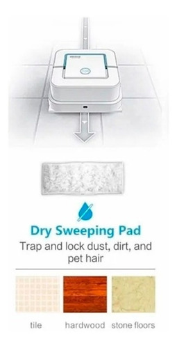 Imagen 2 de 5 de Paños Lavables Braava Jet Trapeado Mojado Humedo Seco Irobot