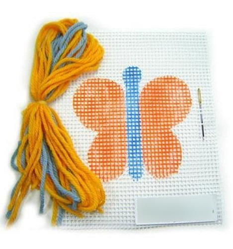 Kit P/ Aprender A Bordar - Borboleta - Kits For Kids