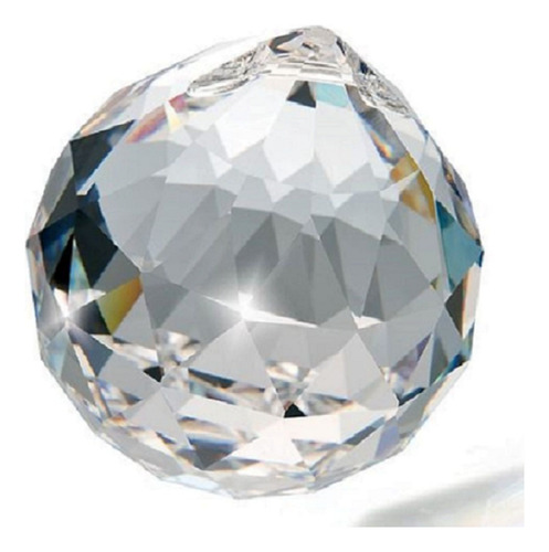 6 Bolas Cristal Asfour Esfera Feng Shui 3,0 Cm Lustre