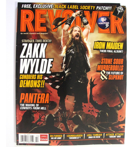 Gusanobass Revista Revolver Zakk Wylde Pantera Iron Maiden