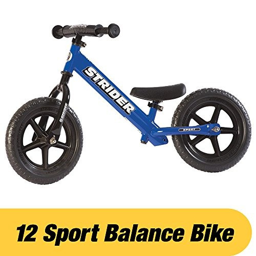 Strider - 12 Sport Balance Bike, De 18 Meses A 5 Anos, Azul