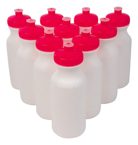 Botellas De Agua Deportivas Csbd De 20 Oz, Paquete De 10, Pl