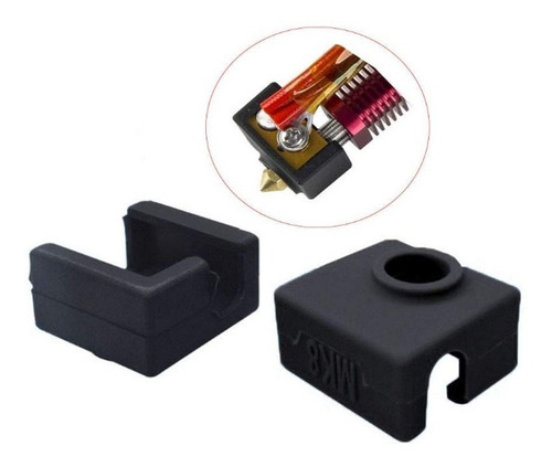 Aislante De Silicona Para Bloque Hotend Mk8 | Icutech
