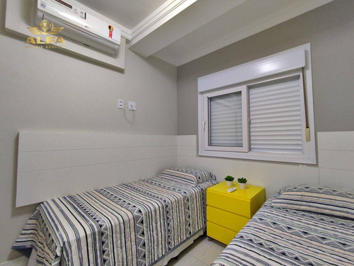 Imagem 13 de 30 de Apartamento Na Praia 3 Dormitórios 1 Suíte Varanda Gourmet 2 Vagas Piscina Churrasqueira Pitangueiras Guarujá. - Ap1197