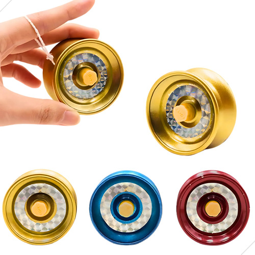 Ioio Yoyo Metal C/ Rolamento Profissional Cordinha Brinquedo
