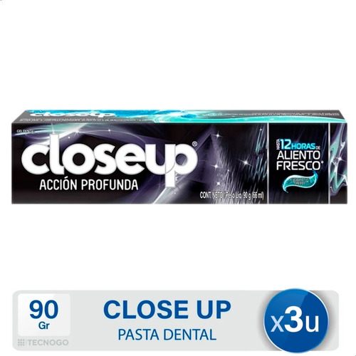 Pasta Dental Closeup Eucalyptus Freeze Gel X3 - Mejor Precio