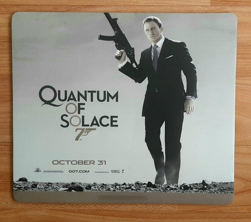 Mouse Pad Quantum Of Solace James Bond 007 + Bonus