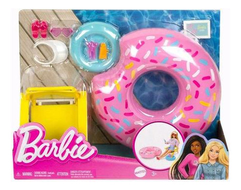 Barbie Filme Conjunto Moveis Basicos Piscina Mattel Hpt51 Gs