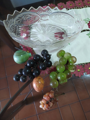 Imagen 9 de 9 de Bowl Adorno Centro De Mesa De Cristal. Bellísimo. Único.