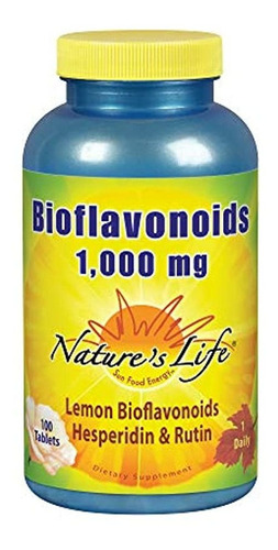 La Vida De La Naturaleza Bioflavonoids Tabletas, Limón, 1000