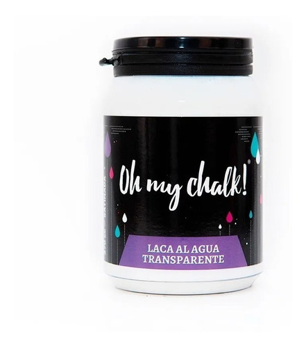 Laca Al Agua Transparente Satinada Oh My Chalk 370 Cc