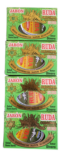 Pack Jabón De Ruda Esotérico Orgánico Original Perú X 5unid.