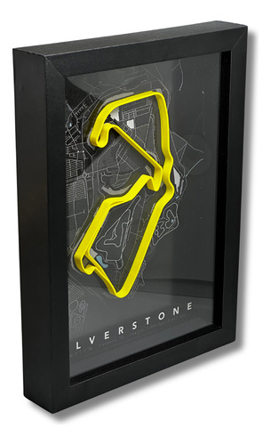 Quadro Circuito Silverstone - Deluxe Edition - Impressão 3d