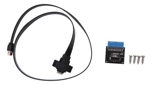 Cable De Extensión Del Cabezal Del Panel Frontal Usb 3.1 C D