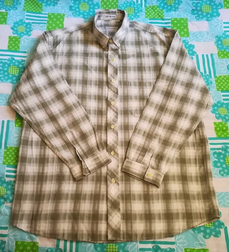 Camisa A Cuadros De Caballero Marca Roberto Fabris Talla Xl