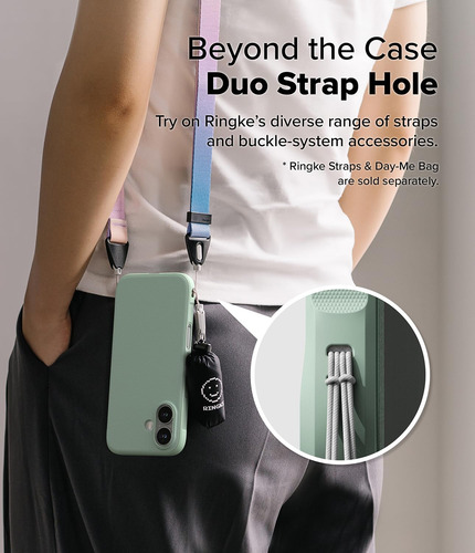 Capa Para Celular Ringke Onyx Compatível Com iPhone 16 Plus