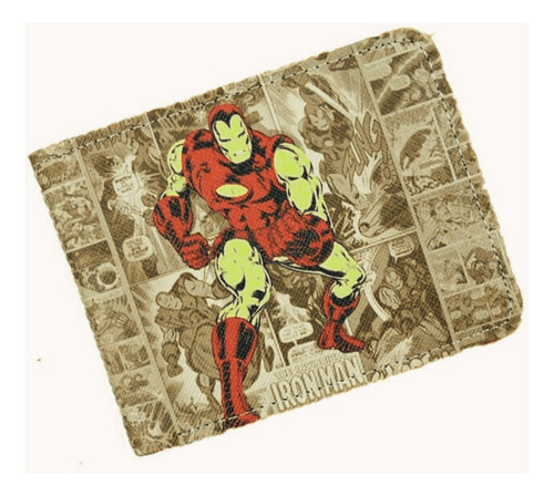 Billetera Iron Man Clasico Marvel Comics