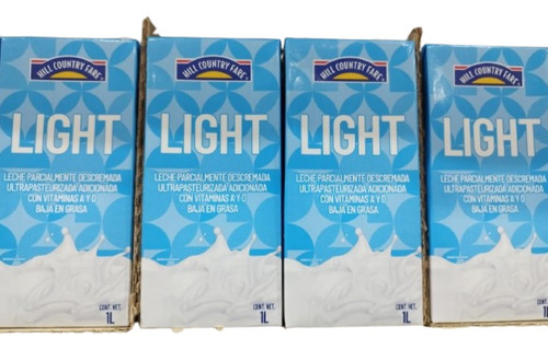 Hill Country Fare Pack 5 Leche Light 1 L C/u - H-e-b Mayoreo