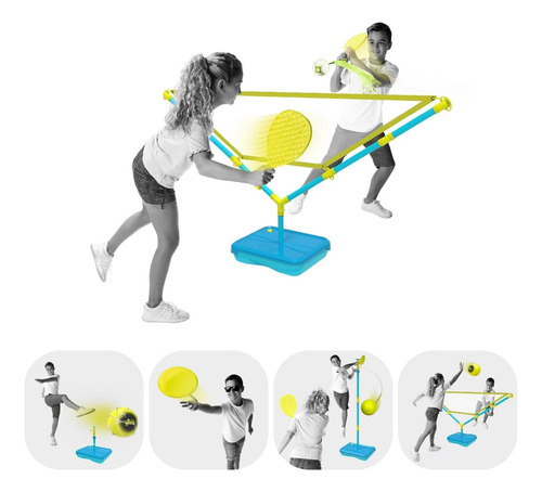 Juego De Swingball 5 En 1 Para Exteriores: Incluye FĂștbol, Y