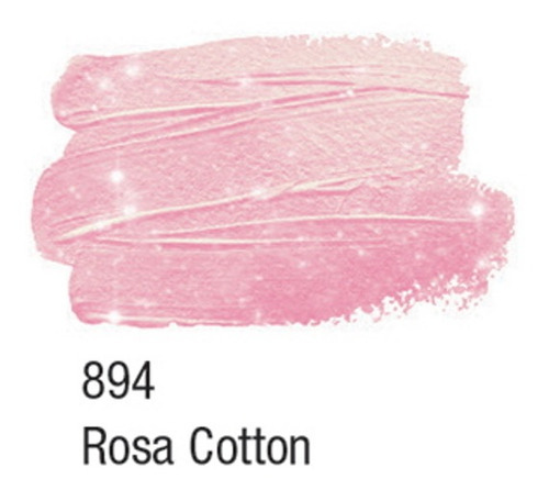 Tinta Cintilante Acrilex 100ml - Acab.fosco/efeito Brilho Cor 894-rosa Cotton