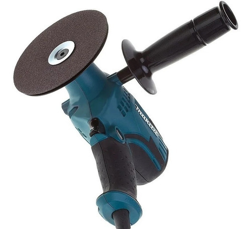 Lijadora vertical Makita Gv5010, 400 W, 125 mm, color verde, 110 V