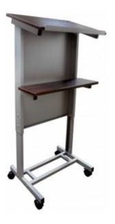 marco de acero resistente Stand Up Desk Store Podio atril móvil de altura ajustable 