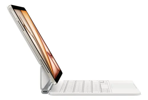 Teclado Mágico Apple Para iPad Air 11 (m2, M3, M4) - Blanco