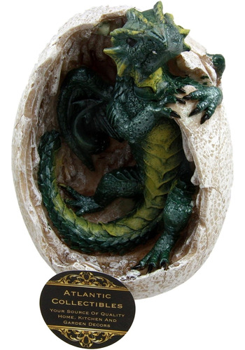 Fossil Green Earth Elemental Dragon Hatchling Breaking ...