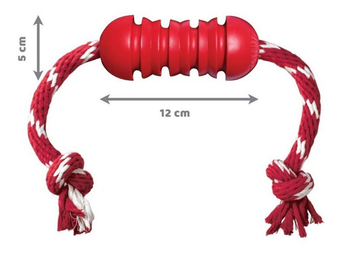 Imagen 2 de 7 de Kong Dental Con Soga - Medium