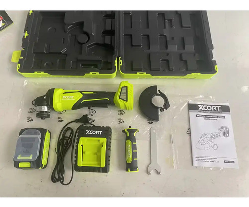 Amoladora Angular Brushless 4-1/2'' Vel. Variable 21v Xcort