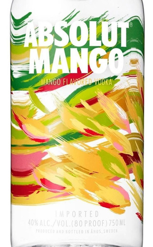 Imagem 3 de 4 de Vodka Mango 750ml Absolut