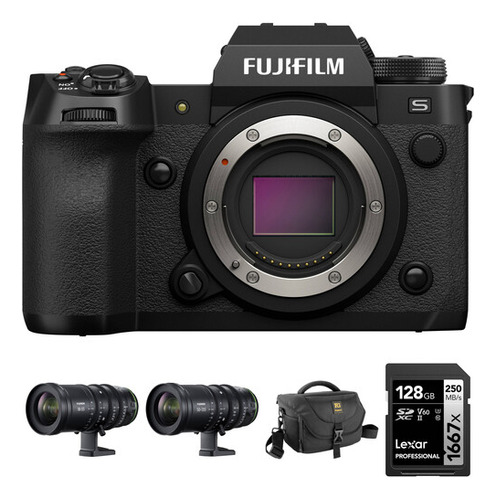 Kit Fujifilm X-h2s Cámara Sin Espejo Lentes 18-55mm 50-135m