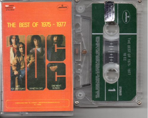 The Best Of 1975-1977 10 Cc Cassette Ricewithduck